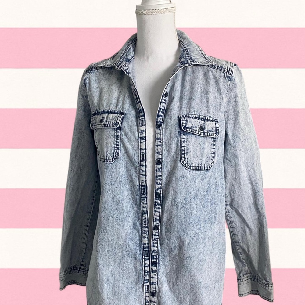 Fashion Nova Light Wash Denim Jacket